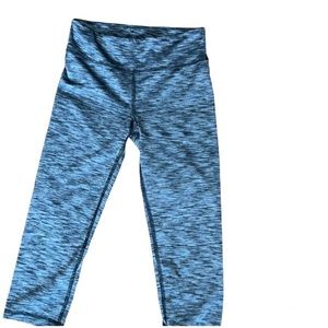 Black/Gray Capri Leggings